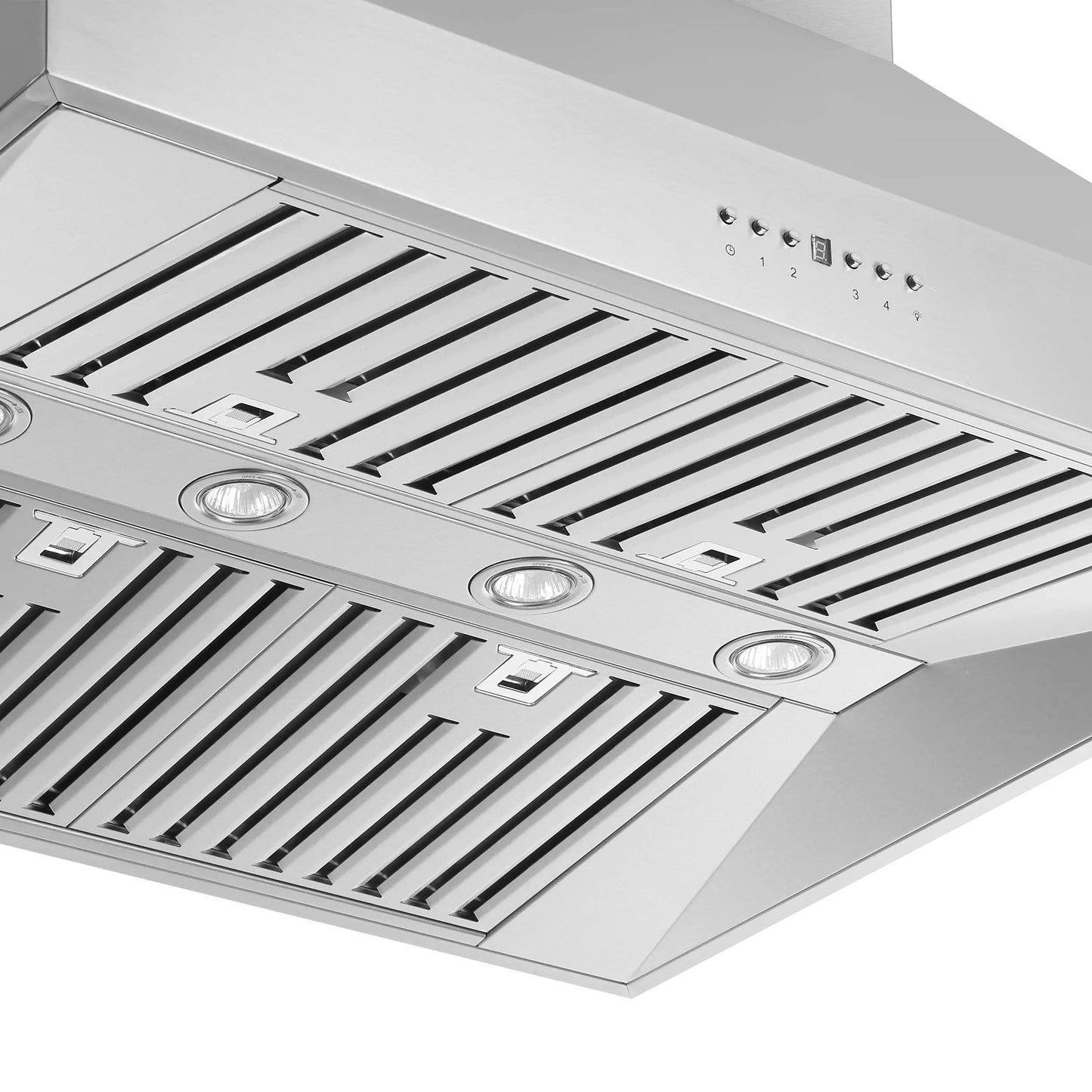 Forno Orvieto 36-Inch Wall Mount Range Hood, LED Lighting, Heavy Duty, Stainless Steel FORNO