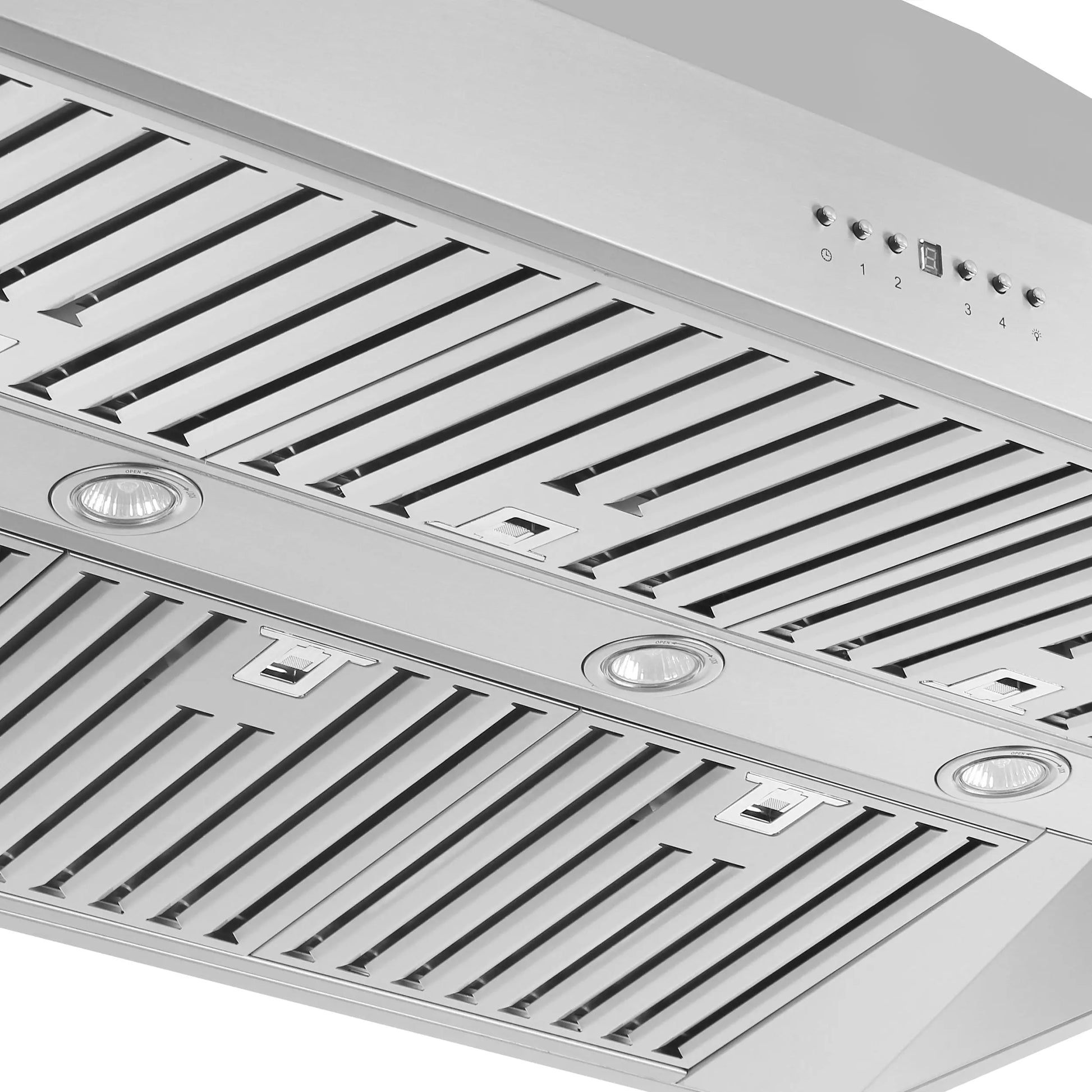 Forno Orvieto 48-Inch Wall Mount Range Hood, LED Lighting, Heavy Duty, Stainless Steel FORNO