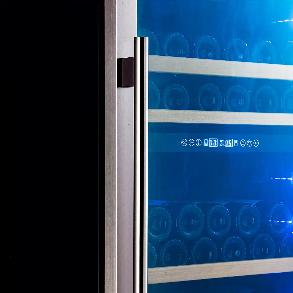 Forno Avellino 24-Inch Dual Zone Wine Cooler, 16 cu.ft, Adjustable Temperature Zones, Stainless Steel FORNO