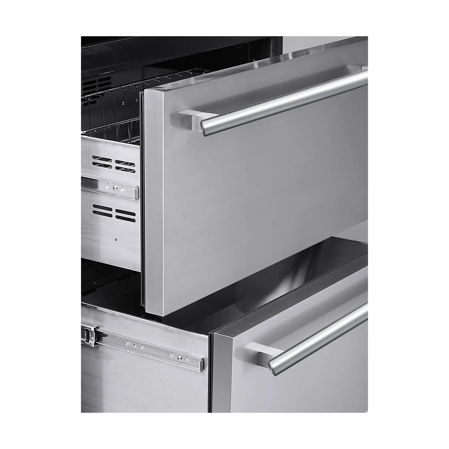 Forno Capraia 30-Inch Dual Temperature Zone Wine Cooler, Up to 144 Bottles, Two Refrigerated Drawers, Adjustable Temperature Zones FORNO