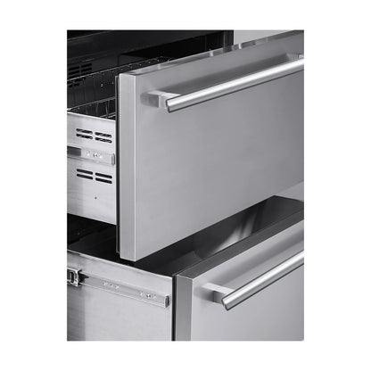 Forno Capraia 30-Inch Dual Temperature Zone Wine Cooler, Up to 144 Bottles, Two Refrigerated Drawers, Adjustable Temperature Zones FORNO