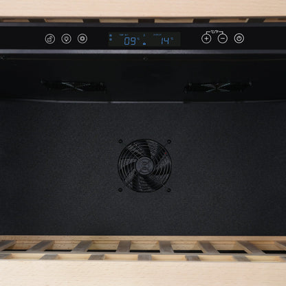 Forno Celano 30-Inch Dual Zone Wine Cooler and Beverage Cooler, 21.3 cu.ft, Stainless Steel FORNO
