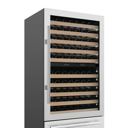 Forno Celano 30-Inch Dual Zone Wine Cooler and Beverage Cooler, 21.3 cu.ft, Stainless Steel FORNO