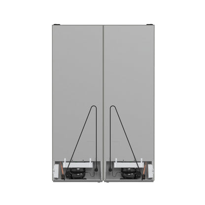 Forno Guardia 46.8-Inch Double Bottom Freezer Refrigerators, Total Capacity 21.6 cu.ft, ENERGY STAR Certified FORNO