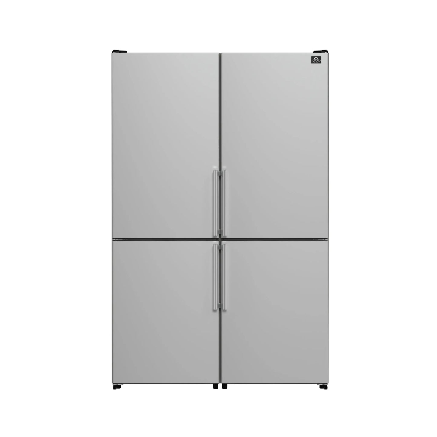 FORNO Premium 2-Piece Kitchen Bundle - Donatello 30" Induction Range, Guardia 46.8" Bottom Freezer Refrigerator - FBDL-008-01CAUS FORNO