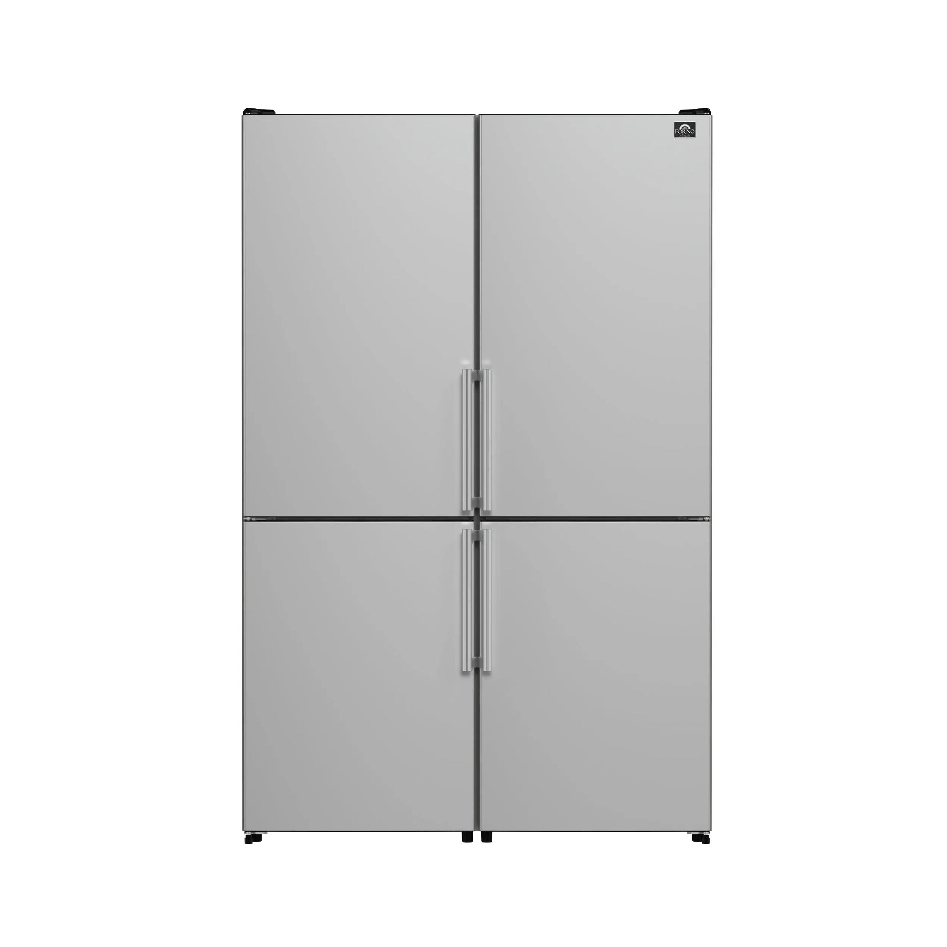 FORNO Premium 2-Piece Kitchen Bundle - Donatello 30" Induction Range, Guardia 46.8" Bottom Freezer Refrigerator - FBDL-008-01CAUS FORNO