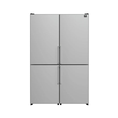 FORNO Premium 2-Piece Kitchen Bundle - Donatello 30" Induction Range, Guardia 46.8" Bottom Freezer Refrigerator - FBDL-008-01CAUS FORNO