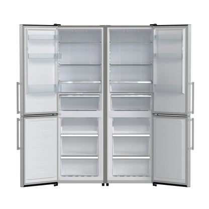 FORNO Premium 2-Piece Kitchen Bundle - Donatello 30" Induction Range, Guardia 46.8" Bottom Freezer Refrigerator - FBDL-008-01CAUS FORNO