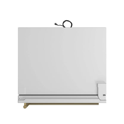 Forno Milano Espresso 31-Inch Bottom Freezer Refrigerator, White, 17.2 cu.ft Capacity, Energy Efficient FORNO
