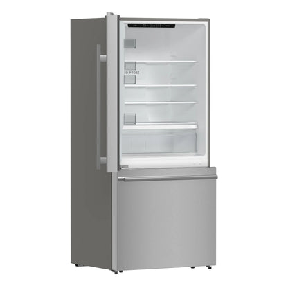 Forno Milano Espresso 31-Inch Stainless Steel Bottom Freezer Refrigerator, 17.2 cu.ft., Built-In Ice Maker, ENERGY STAR FORNO