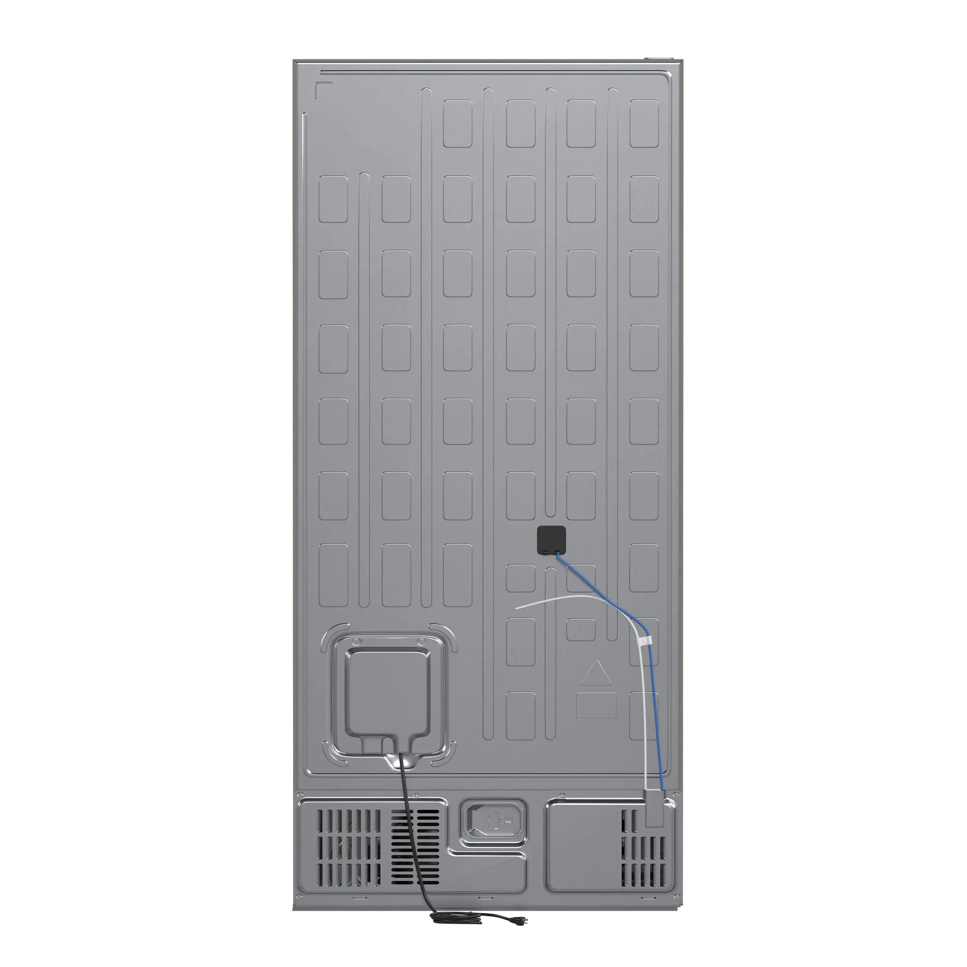 Forno Milano Espresso 31-Inch Stainless Steel Bottom Freezer Refrigerator, 17.2 cu.ft., Built-In Ice Maker, ENERGY STAR FORNO