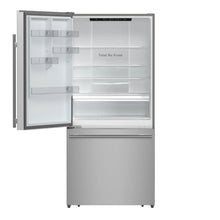 Forno Milano Espresso 31-Inch Stainless Steel Bottom Freezer Refrigerator, 17.2 cu.ft., Built-In Ice Maker, ENERGY STAR FORNO
