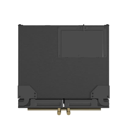 Forno Gallipoli Espresso 30-Inch Black French Door Refrigerator, Bottom Freezer, 17.5 Cu. Ft., No Frost, Ice Maker FORNO