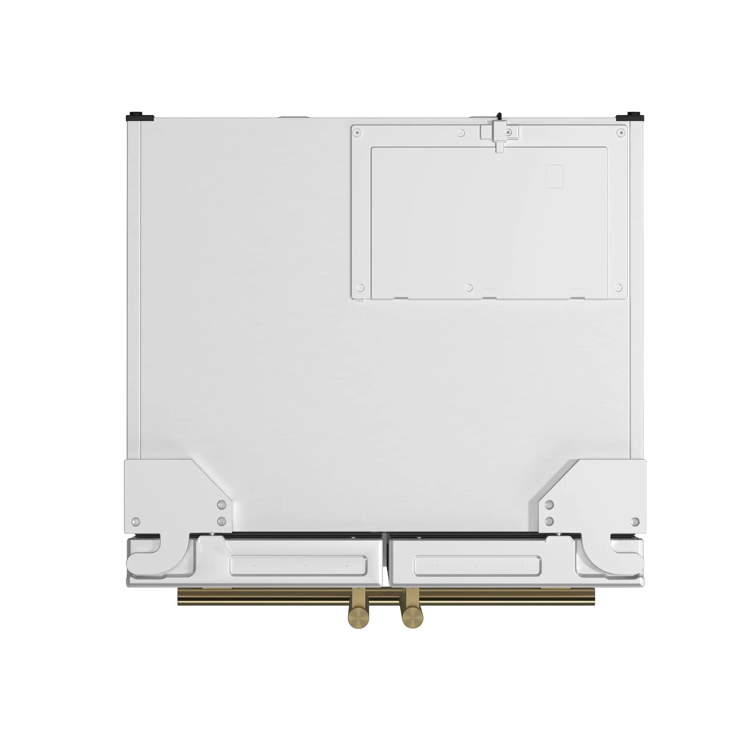 Forno Gallipoli Espresso 30-Inch White French Door Refrigerator, Bottom Freezer, 17.5 Cu. Ft., No Frost, Ice Maker FORNO