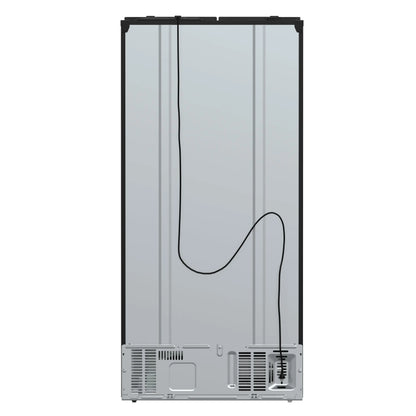 Forno Salerno Espresso 33-Inch Black Side-by-Side Refrigerator, 15.6 Cu. Ft., Energy-Efficient, No Frost, Modern Design FORNO
