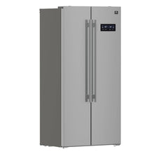 Forno Salerno 33-Inch Side-by-Side Stainless Steel Refrigerator, 15.6 cu.ft, ENERGY STAR Certified FORNO