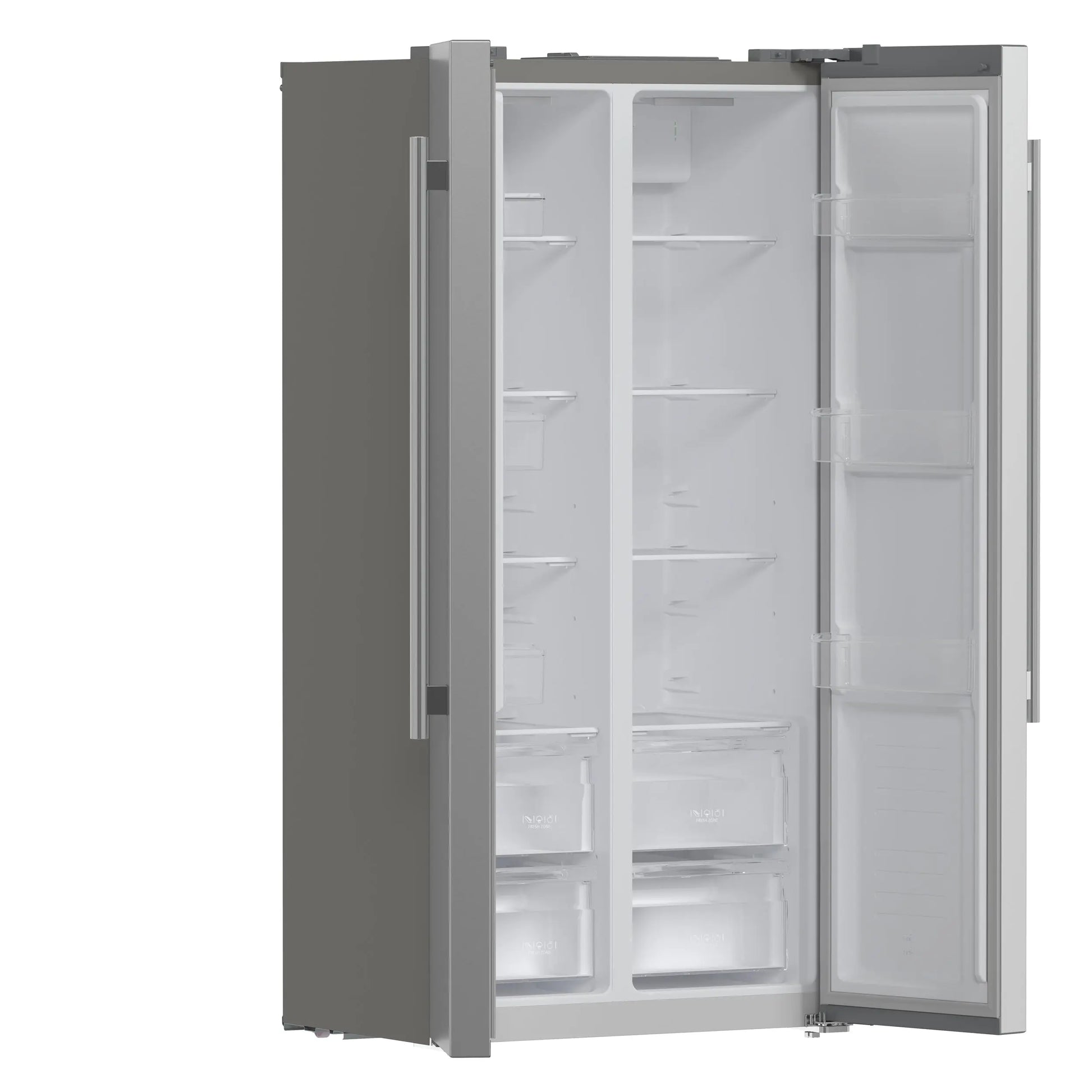 Forno Salerno 33-Inch Side-by-Side Stainless Steel Refrigerator, 15.6 cu.ft, ENERGY STAR Certified FORNO