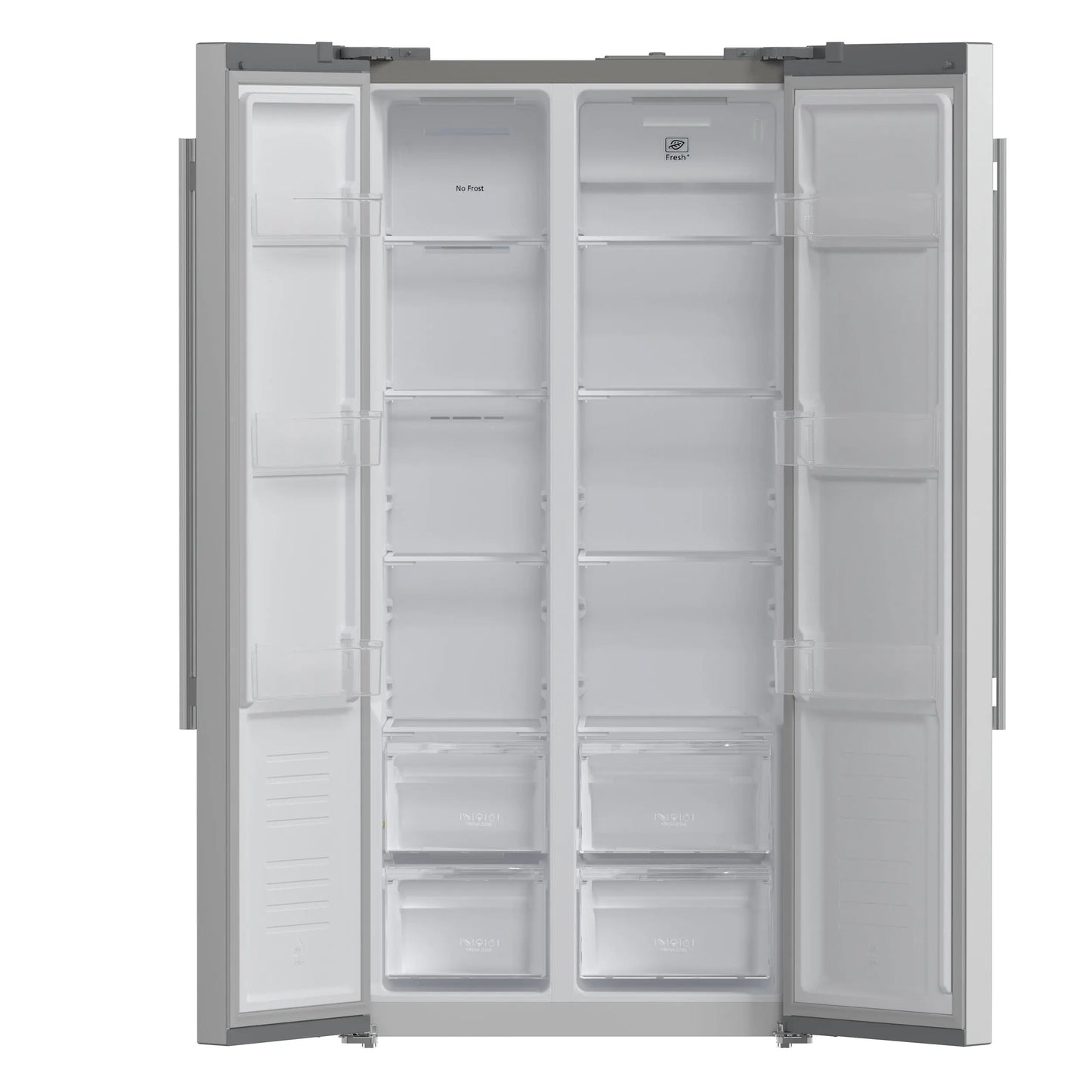 Forno Salerno 33-Inch Side-by-Side Stainless Steel Refrigerator, 15.6 cu.ft, ENERGY STAR Certified FORNO