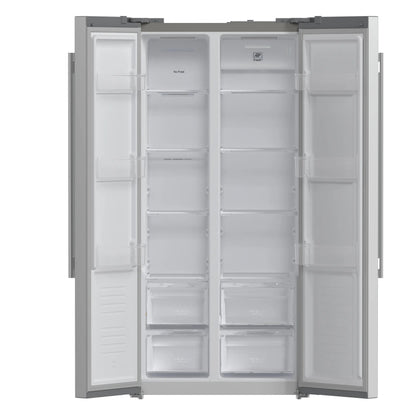 Forno Salerno 33-Inch Side-by-Side Stainless Steel Refrigerator, 15.6 cu.ft, ENERGY STAR Certified FORNO