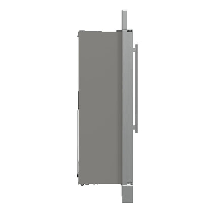 Forno Salerno 37-Inch Built-In Stainless Steel Refrigerator, 15.6 cu.ft, Modern Decorative Grill, ENERGY STAR Certified FORNO
