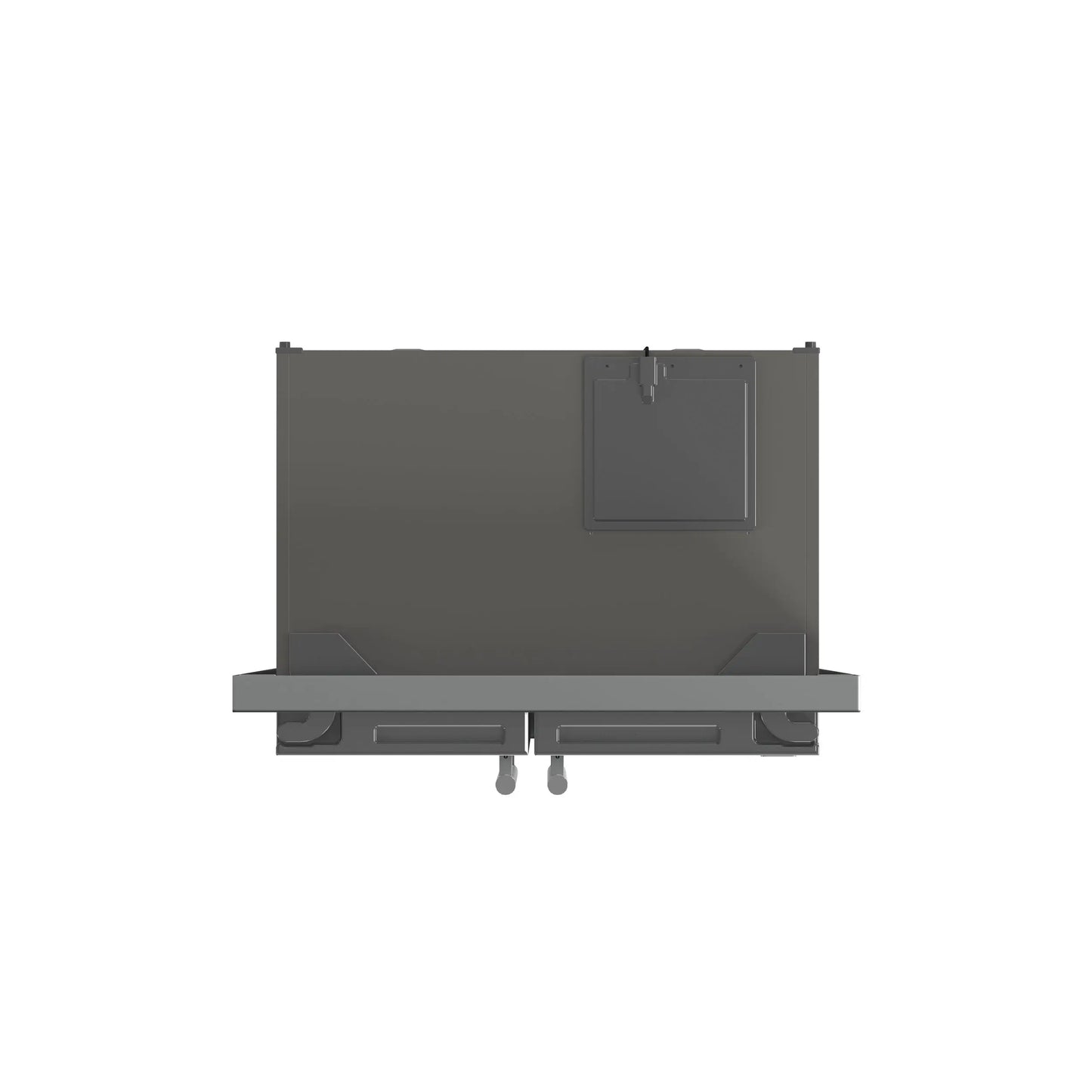 Forno Salerno 37-Inch Built-In Stainless Steel Refrigerator, 15.6 cu.ft, Modern Decorative Grill, ENERGY STAR Certified FORNO