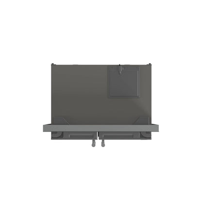 Forno Salerno 37-Inch Built-In Stainless Steel Refrigerator, 15.6 cu.ft, Modern Decorative Grill, ENERGY STAR Certified FORNO