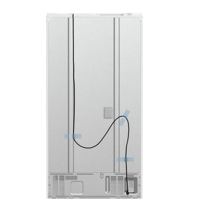 Forno Moena Espresso 36-Inch White French Door Refrigerator, 19.2 Cu. Ft., Frost-Free, Automatic Ice Maker, ENERGY STAR Certified FORNO