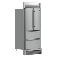 Forno Moena 40-Inch French Door Refrigerator, Stainless Steel, 19.2 cu.ft, Decorative Grill, ENERGY STAR Certified FORNO