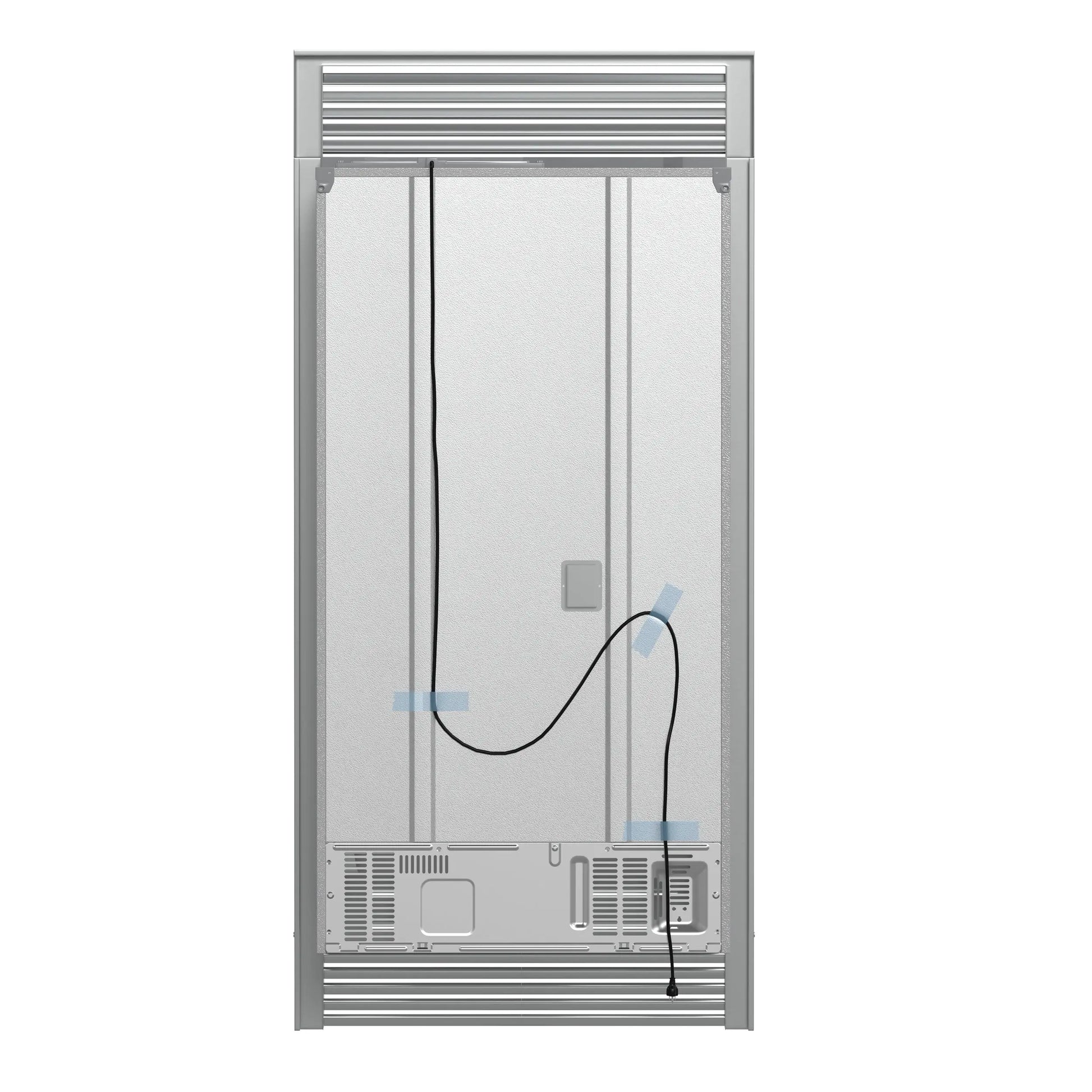 Forno Moena 40-Inch French Door Refrigerator, Stainless Steel, 19.2 cu.ft, Decorative Grill, ENERGY STAR Certified FORNO