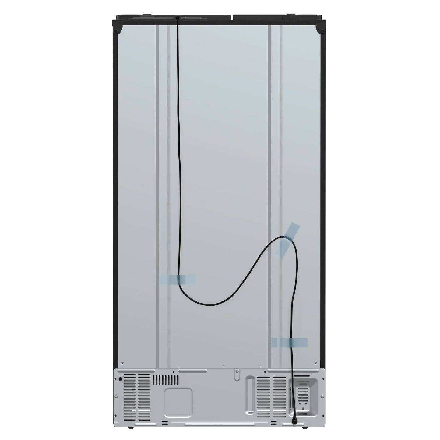 Forno Salerno Espresso 36-Inch Black Side-by-Side Refrigerator, 20 Cu. Ft., Frost-Free, Ice & Water Dispenser, ENERGY STAR Certified FORNO