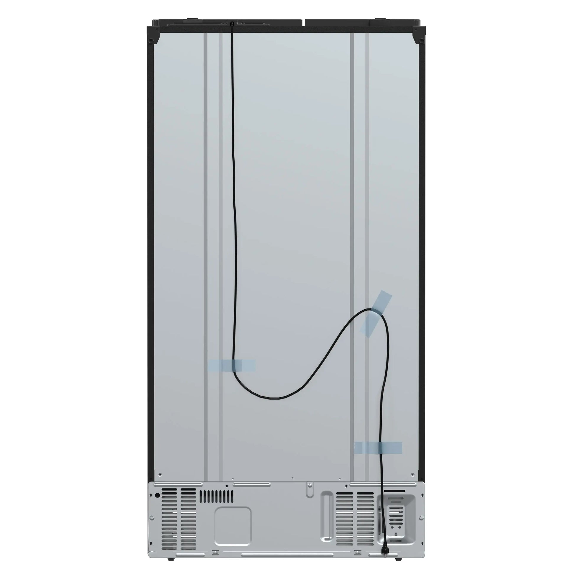Forno Salerno Espresso 36-Inch Black Side-by-Side Refrigerator, 20 Cu. Ft., Frost-Free, Ice & Water Dispenser, ENERGY STAR Certified FORNO