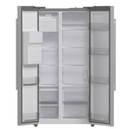 Forno Salerno 36-Inch Side-by-Side Stainless Steel Refrigerator, 20 cu.ft, ENERGY STAR Certified FORNO