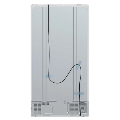 Forno Salerno Espresso 36-Inch White Side-by-Side Refrigerator, 20 Cu. Ft., Frost-Free, Ice & Water Dispenser, ENERGY STAR Certified FORNO
