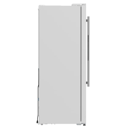 Forno Salerno Espresso 36-Inch White Side-by-Side Refrigerator, 20 Cu. Ft., Frost-Free, Ice & Water Dispenser, ENERGY STAR Certified FORNO