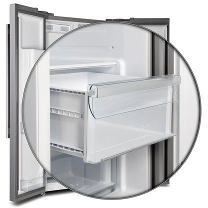Forno Salerno 40-Inch Built-In Stainless Steel Refrigerator, 20 cu.ft, Decorative Grill, ENERGY STAR Certified FORNO