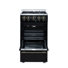 Forno Lamazze 20 Inch Freestanding Gas Range in Black, Compact Design FORNO
