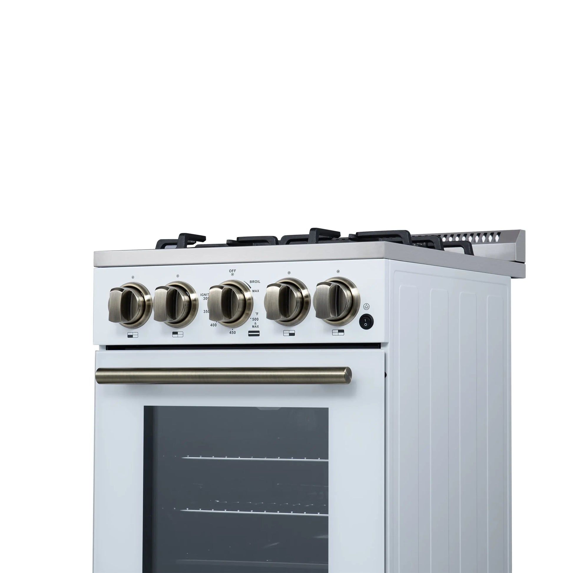Forno Lamazze 20 Inch Freestanding Gas Range in White, Compact Design FORNO