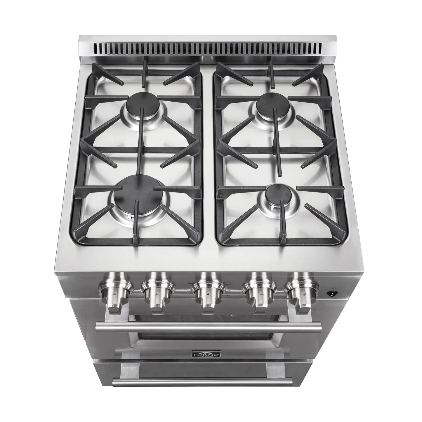Forno Breno 24-Inch Freestanding Gas Range, Compact Design, Energy Efficient FORNO