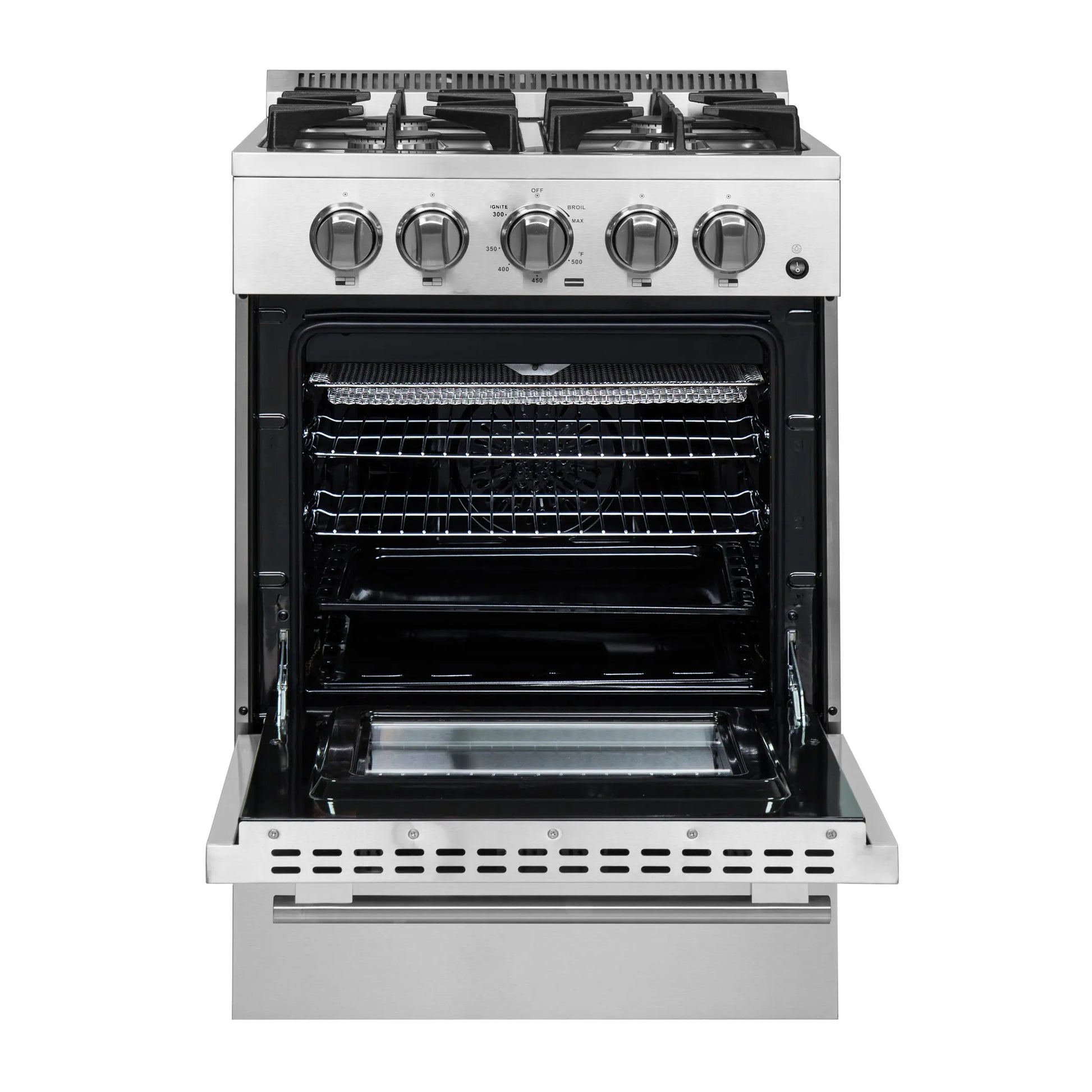 Forno Breno 24-Inch Freestanding Gas Range, Compact Design, Energy Efficient FORNO