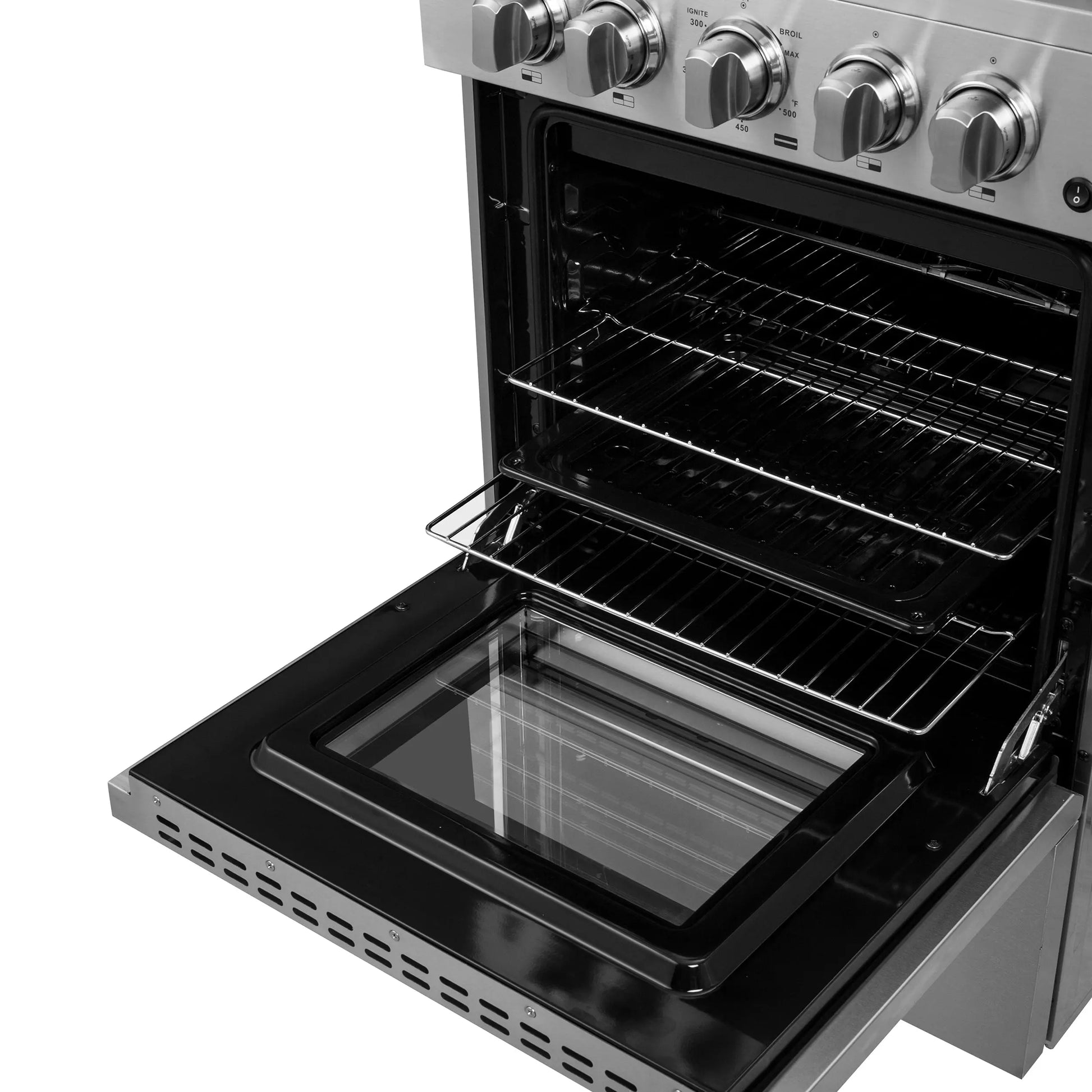 Forno Breno 24-Inch Freestanding Gas Range, Compact Design, Energy Efficient FORNO