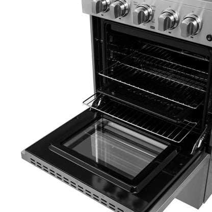 Forno Breno 24-Inch Freestanding Gas Range, Compact Design, Energy Efficient FORNO