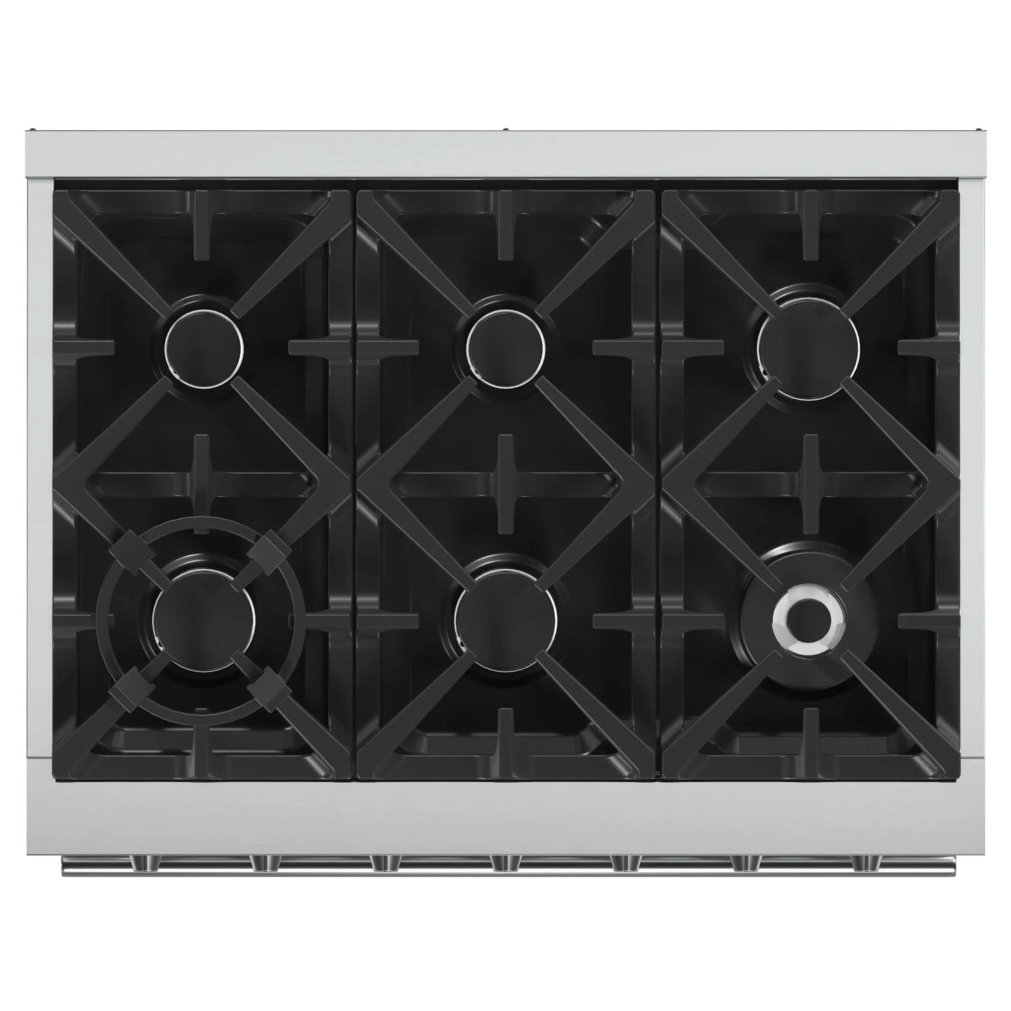 Forno Massimo 36-Inch Freestanding Gas Range, 6 Sealed Burners, Convection Oven, Energy Efficient FORNO