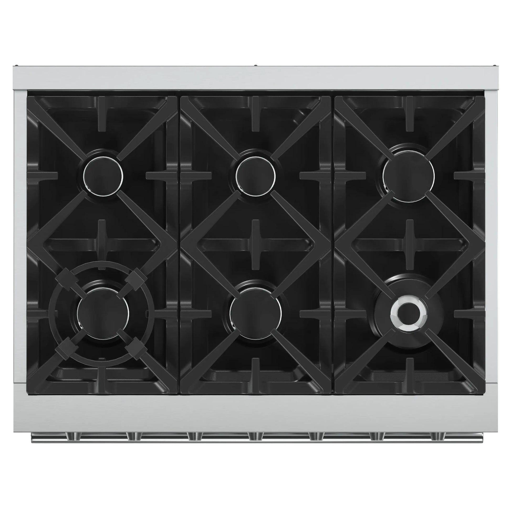 Forno Massimo 36-Inch Freestanding Gas Range, 6 Sealed Burners, Convection Oven, Energy Efficient FORNO