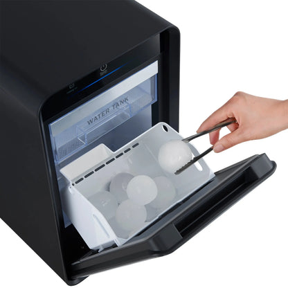 Sferico 11-in Ice Maker, black, 32 clear 2-in slow-melting spheres daily, stores more than 10 balls FORNO