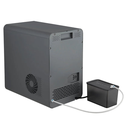 Sferico 11-in Ice Maker, Silver, 32 clear 2-in slow-melting spheres daily, stores more than 10 balls FORNO