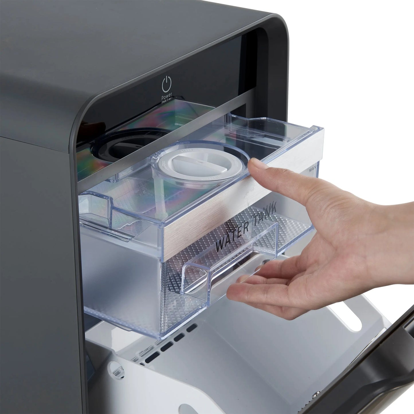 Sferico 11-in Ice Maker, Silver, 32 clear 2-in slow-melting spheres daily, stores more than 10 balls FORNO