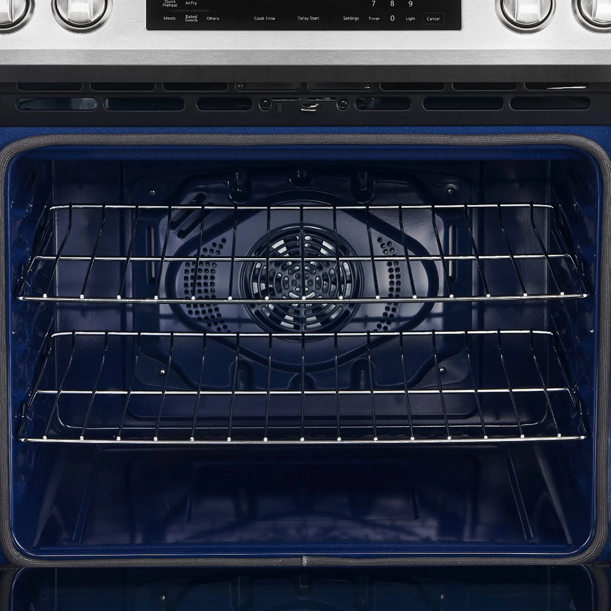 Forno Donatello Espresso 30-Inch Slide-In Stainless Steel Induction Range, Convection Oven, 5 Cooking Zones, Touch Control Panel FORNO