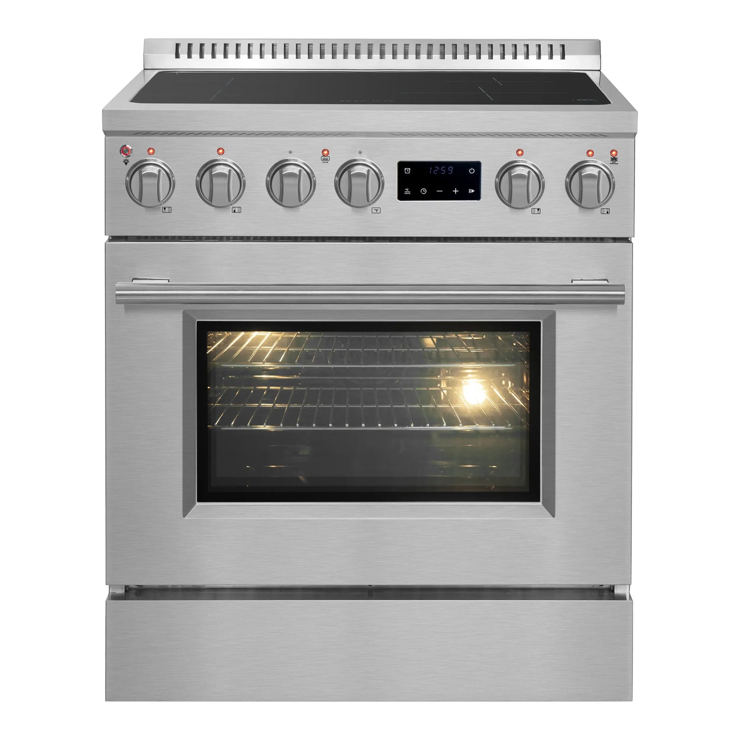 Forno Torino 30 Inch Induction Range with True Convection and Air Fry FORNO