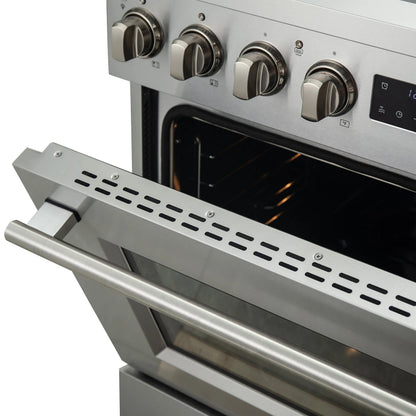 Forno Torino 30 Inch Induction Range with True Convection and Air Fry FORNO