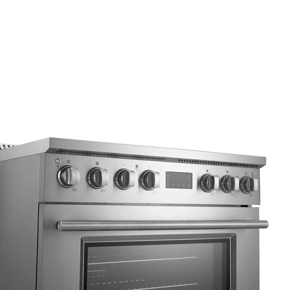 Forno Torino 36 Inch Induction Range with True Convection and Air Fry FORNO